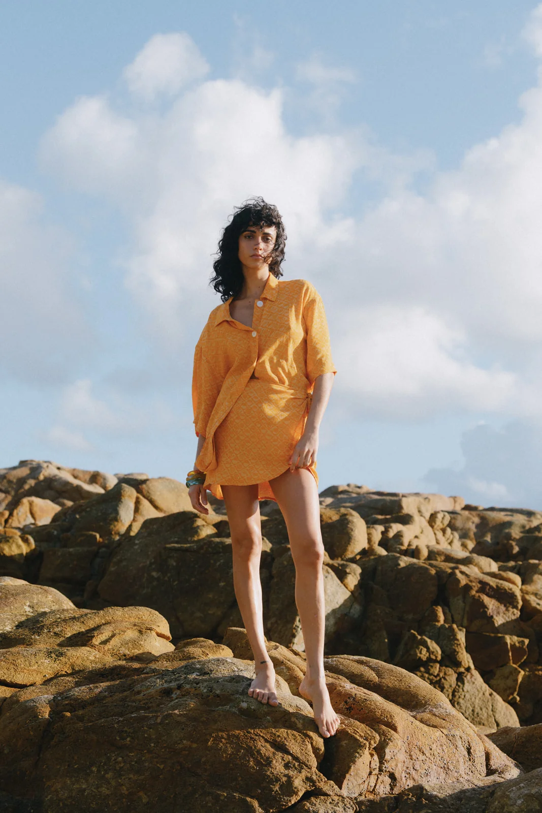 Marigold Button Down Shirt - Image 3