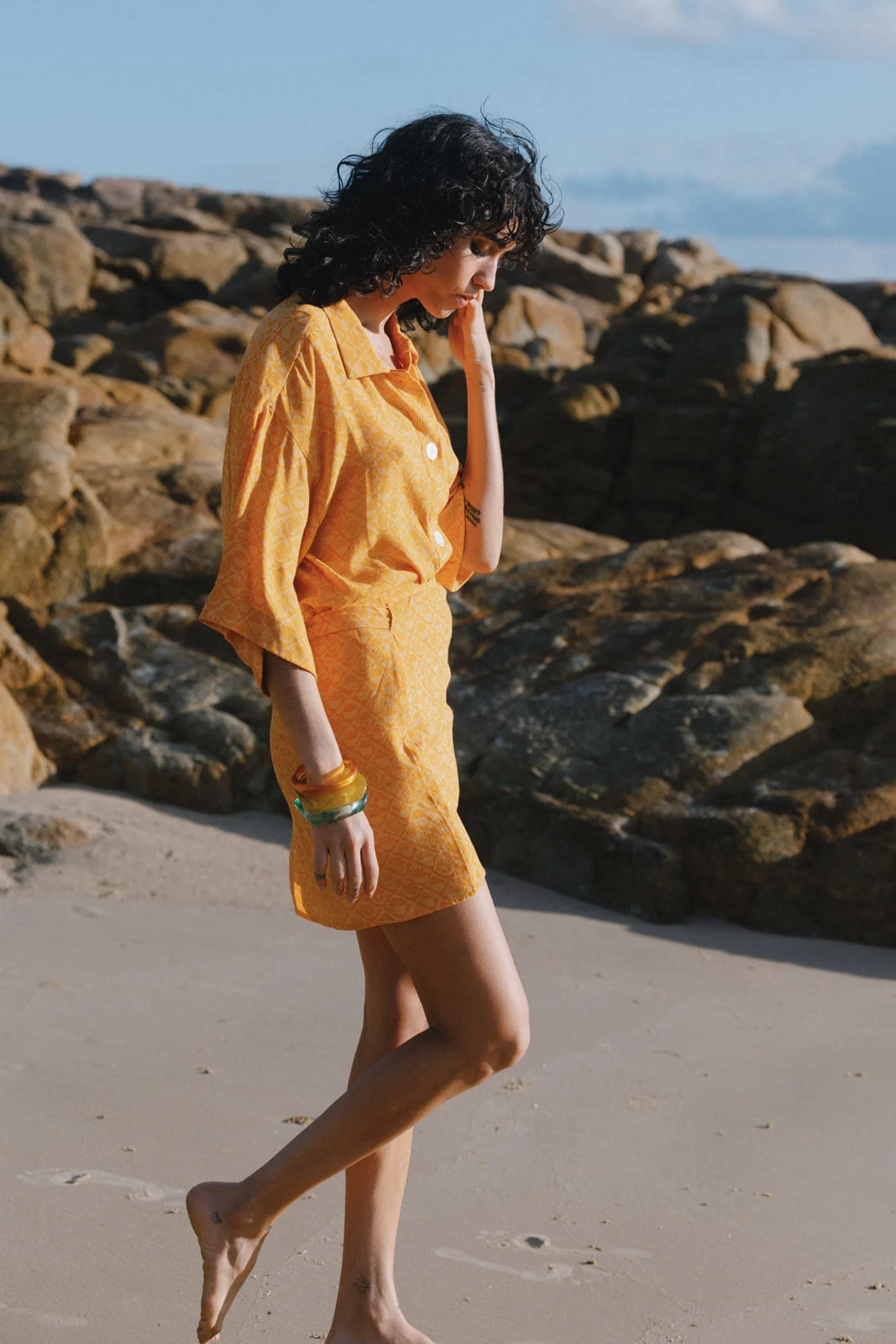 Marigold Button Down Shirt - Image 4