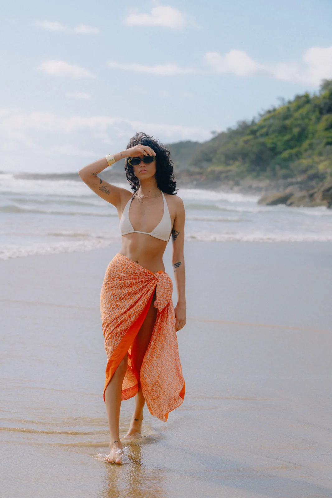 Solara Sarong - Coral - Image 5